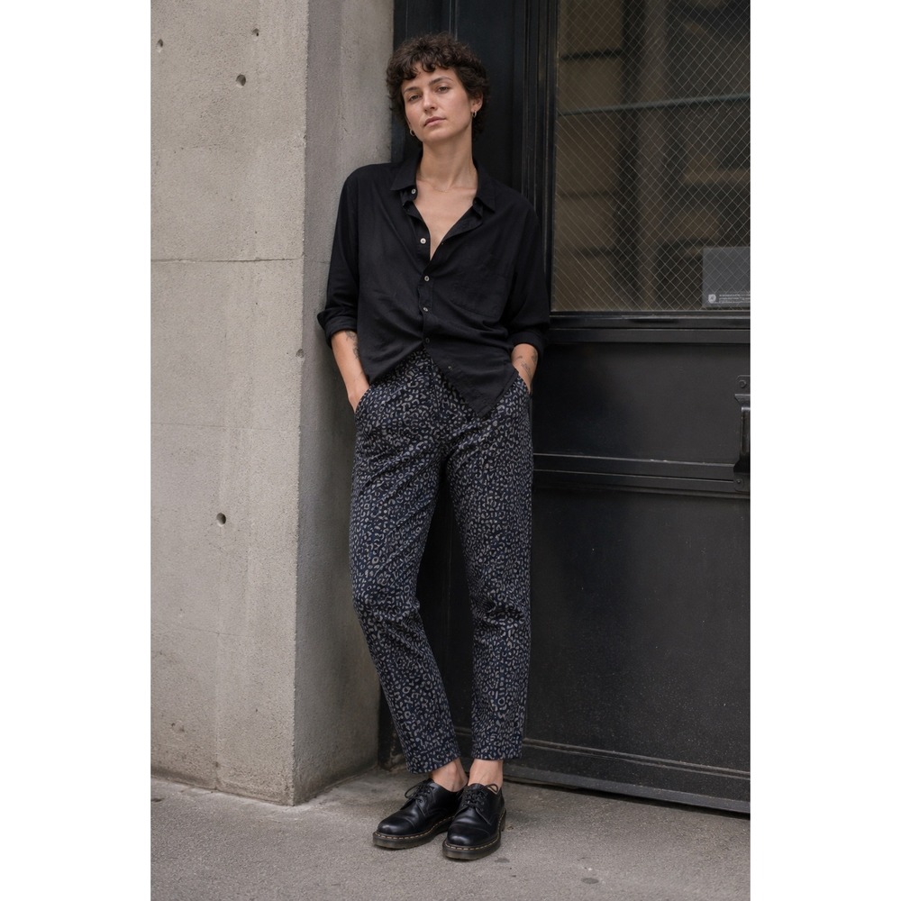 WILDFANG‎ THE ESSENTIAL TWILL SLIM CROP PANT WOMEN 4 PUNK